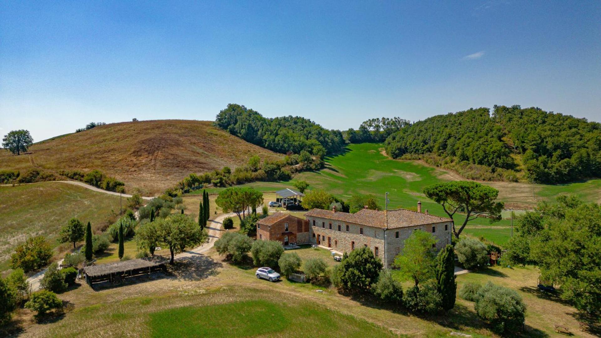 Apartament Ulivo-Chianti Charming Flat With Private Parking! Asciano Zewnętrze zdjęcie