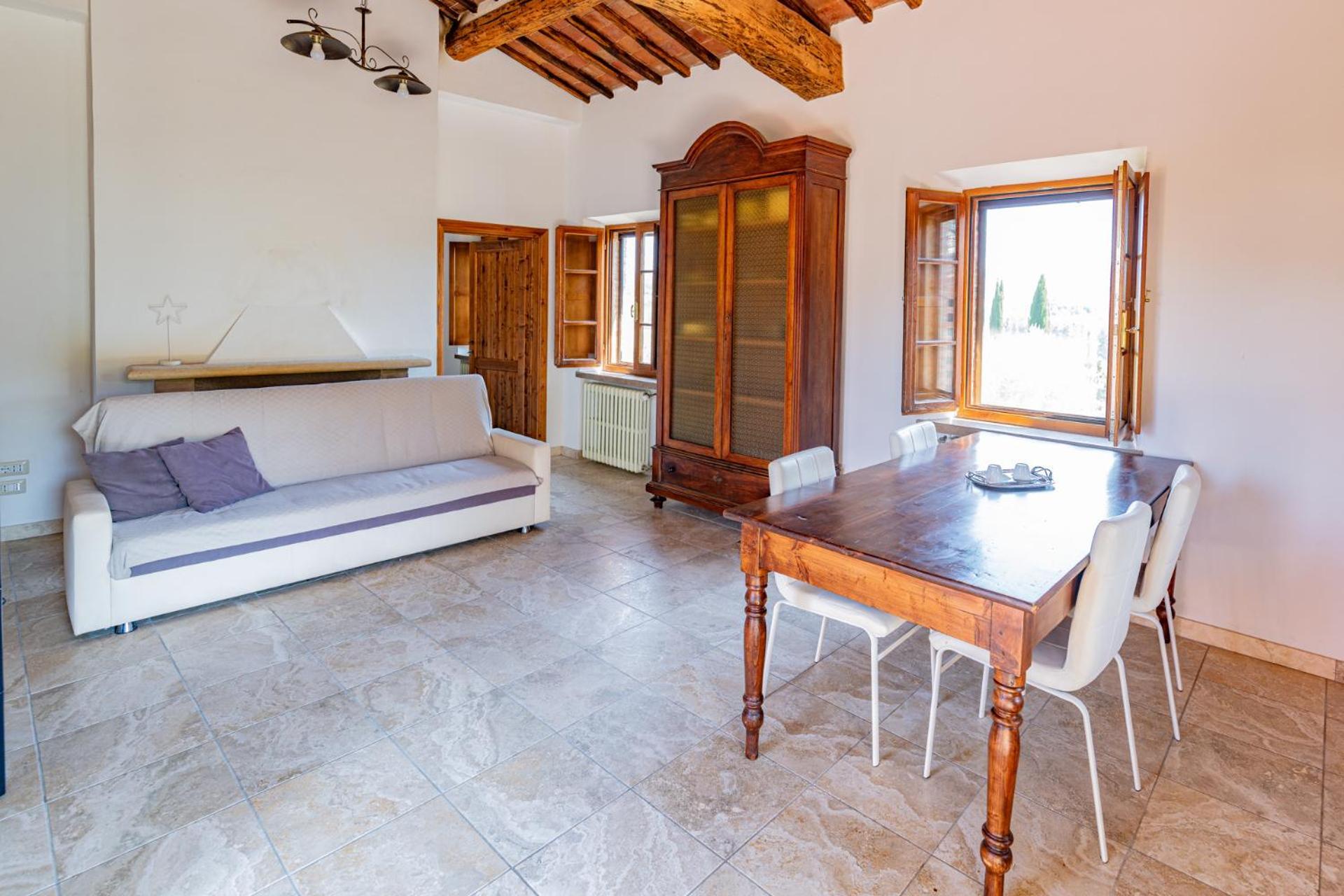 Apartament Ulivo-Chianti Charming Flat With Private Parking! Asciano Zewnętrze zdjęcie