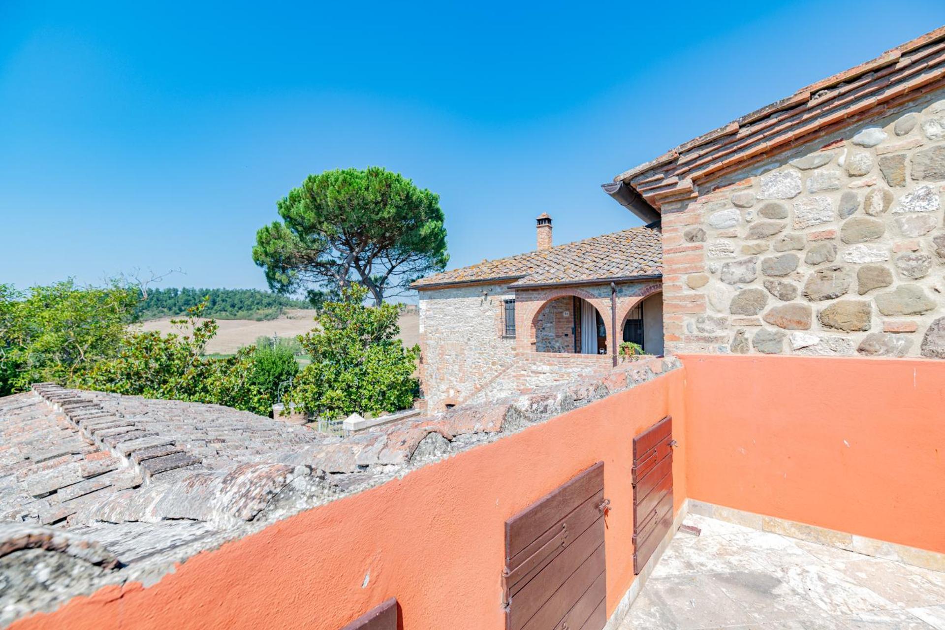 Apartament Ulivo-Chianti Charming Flat With Private Parking! Asciano Zewnętrze zdjęcie