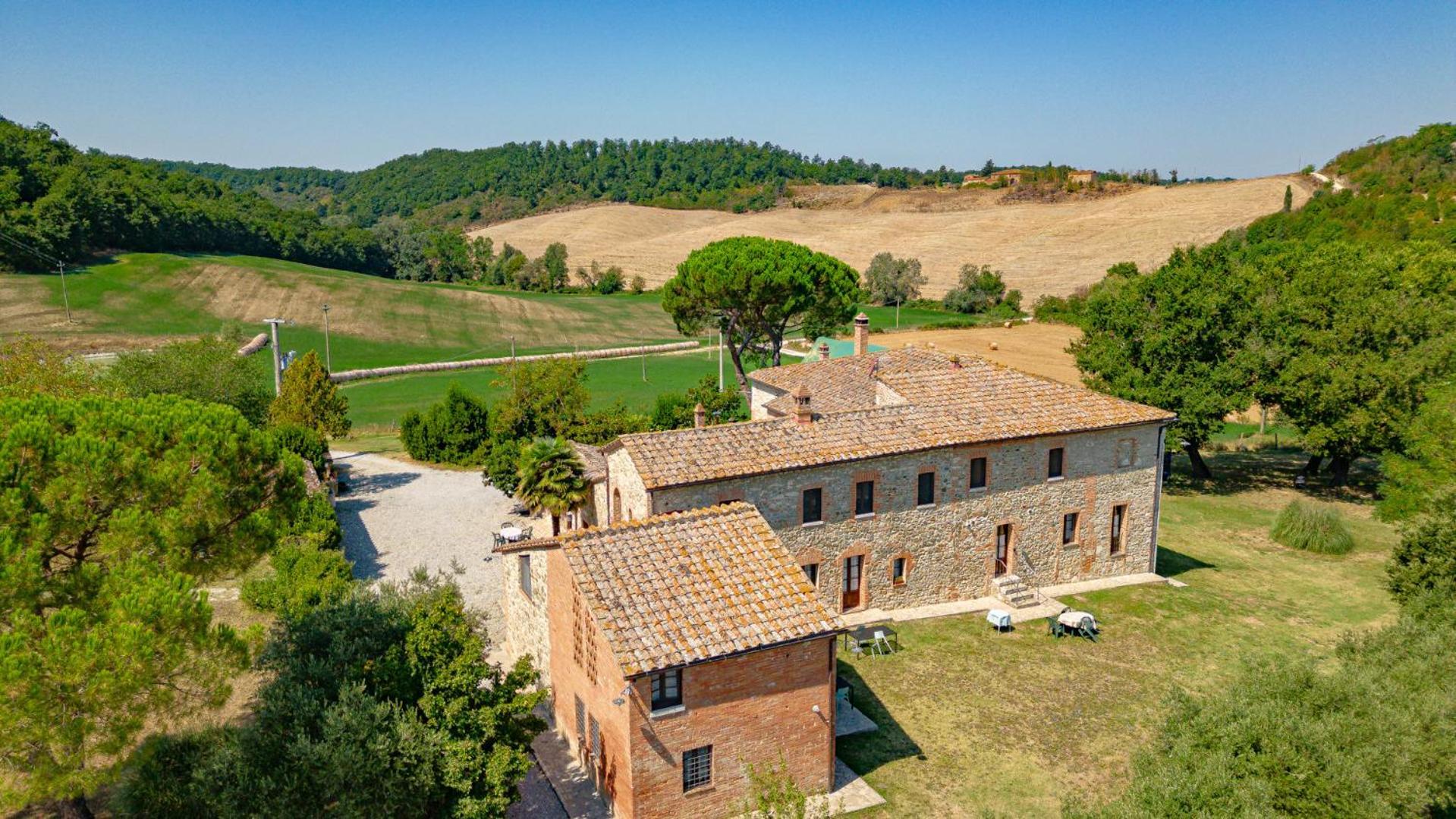 Apartament Ulivo-Chianti Charming Flat With Private Parking! Asciano Zewnętrze zdjęcie
